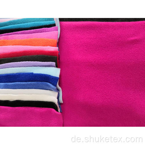 100% Polyester Polar Fleece aus massivem Stoff